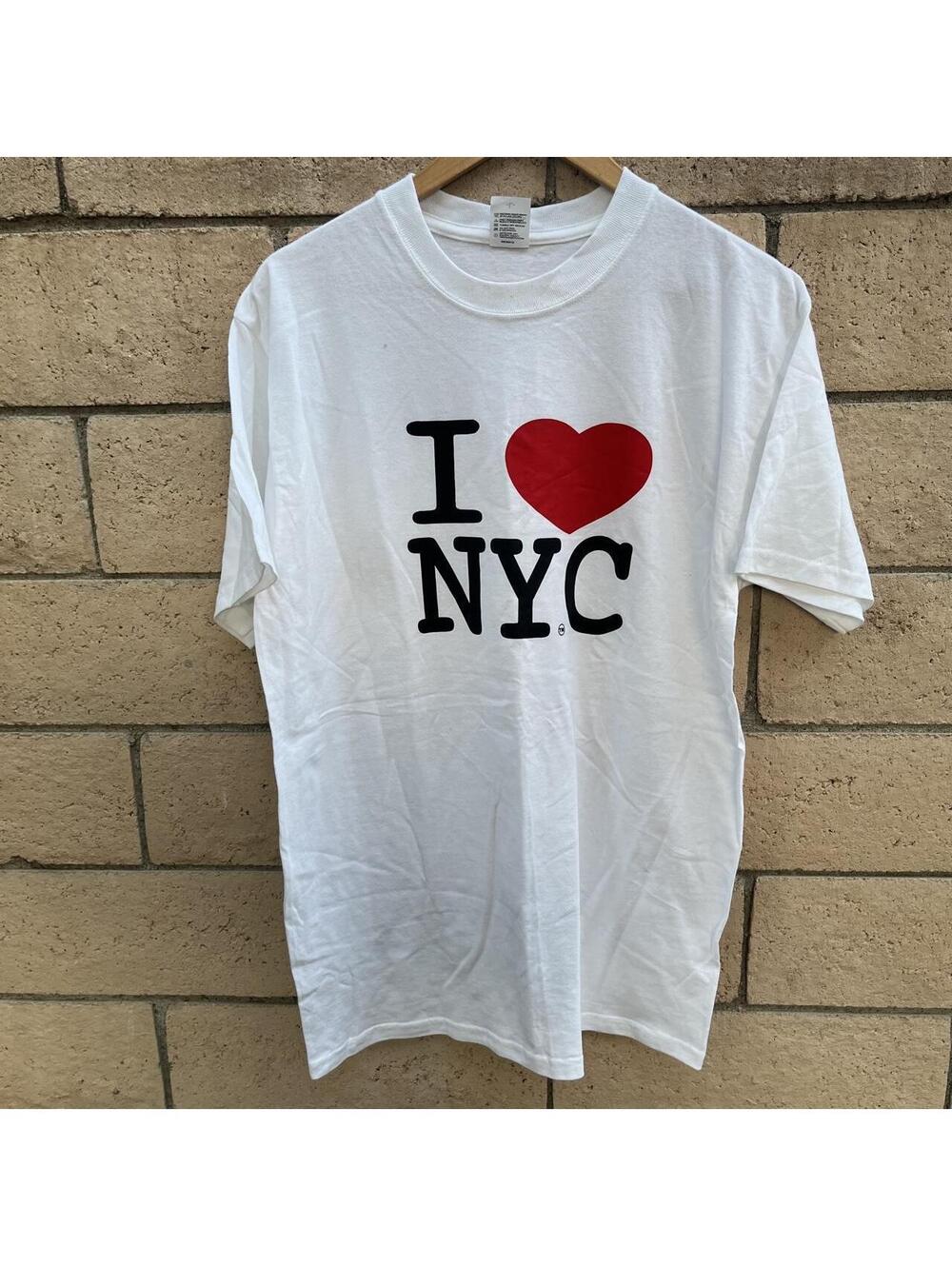 Vintage 90s y2k I love NYC graphic tee | size L